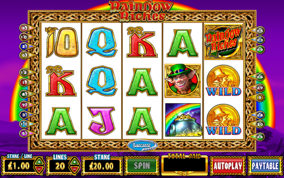So many ways to win with Rainbow Riches